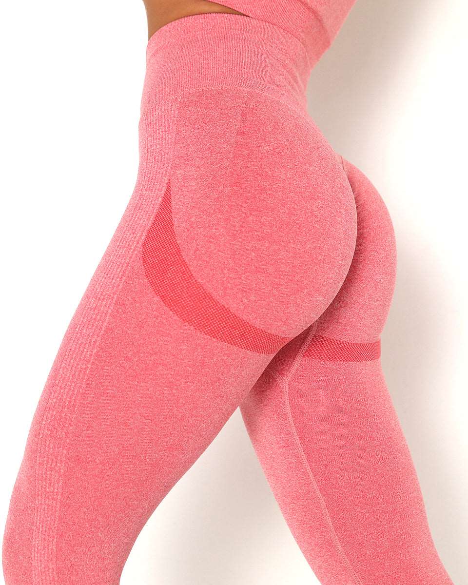 Amplify Scrunch Seamless Leggings - Coral