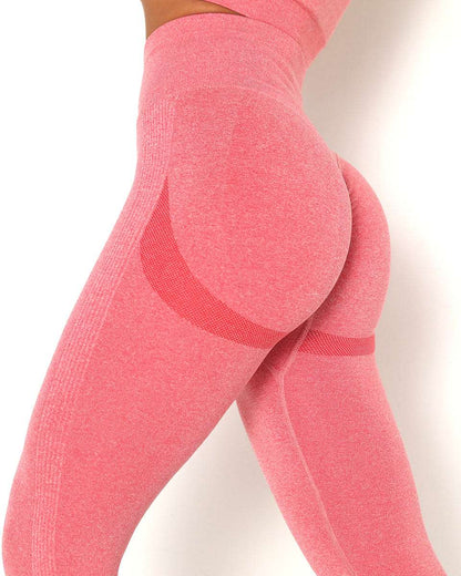 Amplify Scrunch Seamless Leggings - Coral
