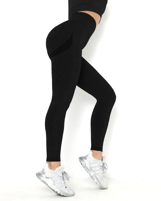 Leggings senza cuciture Amplify Scrunch - Nero