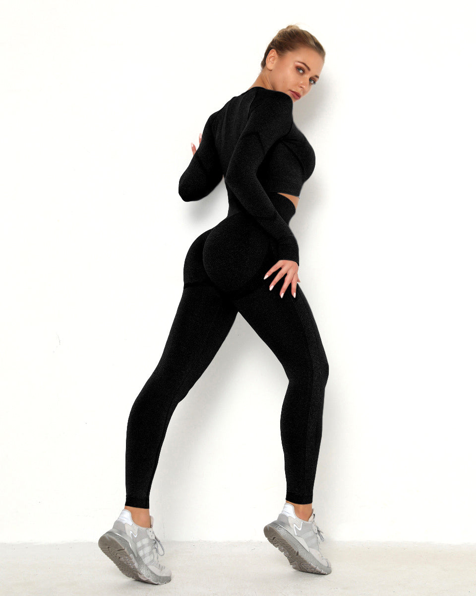 Leggings senza cuciture Amplify Scrunch - Nero