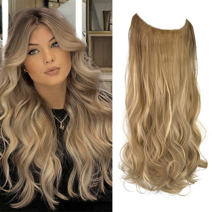 Wave Halo Clip in Hair Extensions