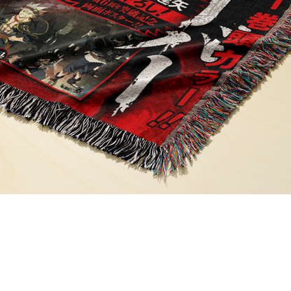 Arazzo con coperta intrecciata Clover 2