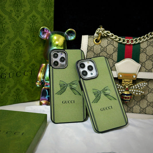 Green Bling Phone Case For iPhone