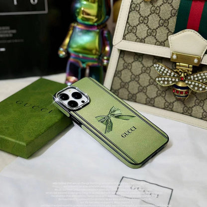 Green Bling Phone Case For iPhone