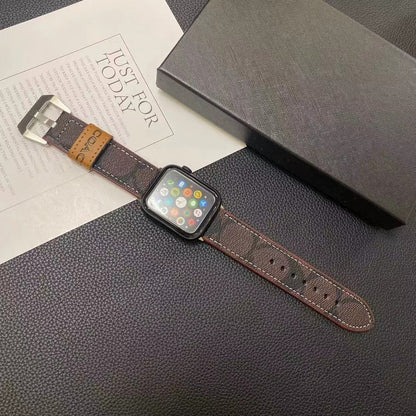 Coffee Leather Apple Watch Straps