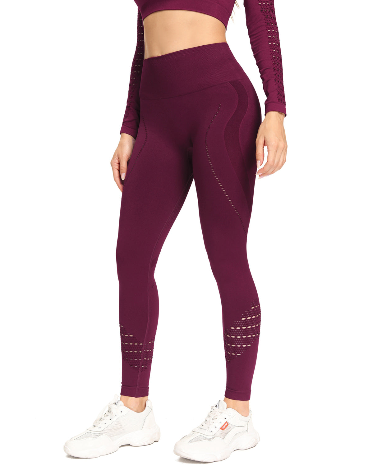 Leggings senza cuciture Catriona - Rosso