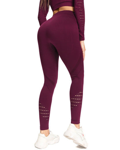 Leggings senza cuciture Catriona - Rosso