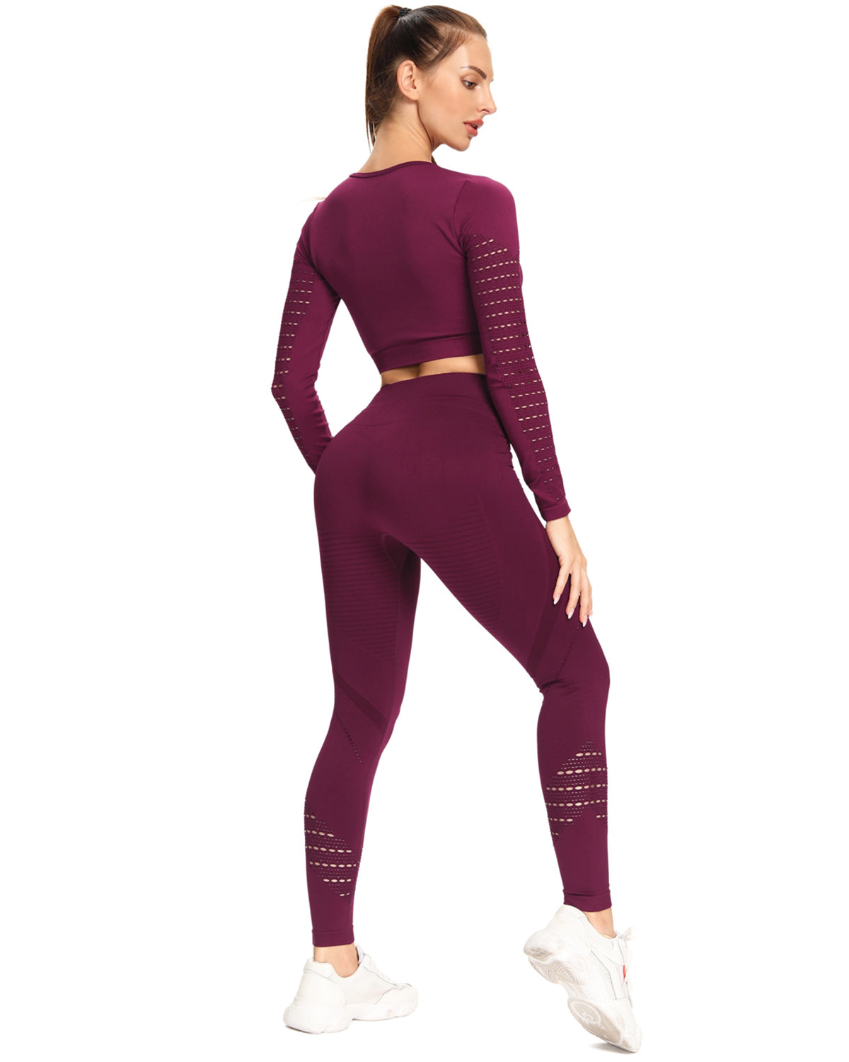 Leggings senza cuciture Catriona - Rosso
