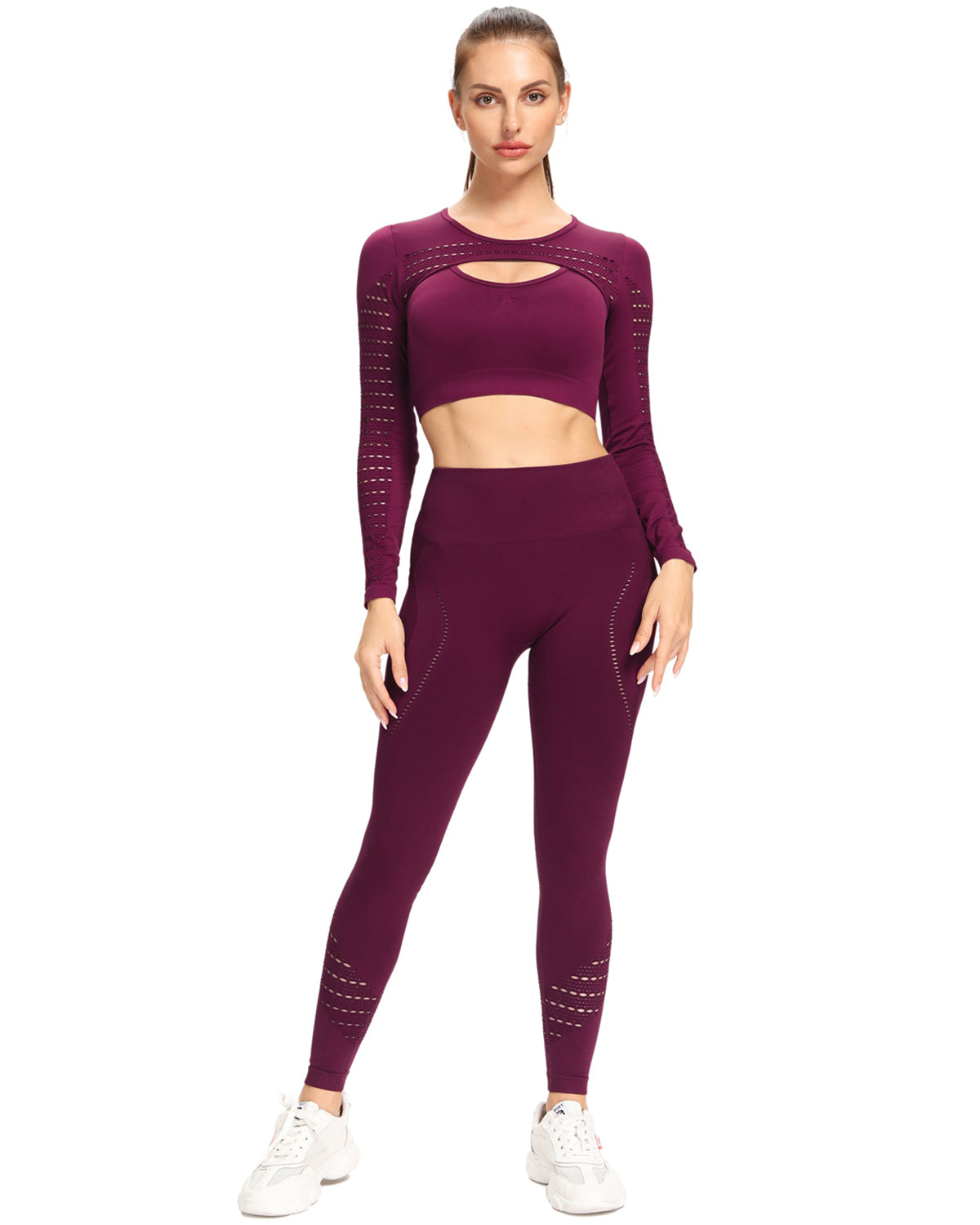 Leggings senza cuciture Catriona - Rosso