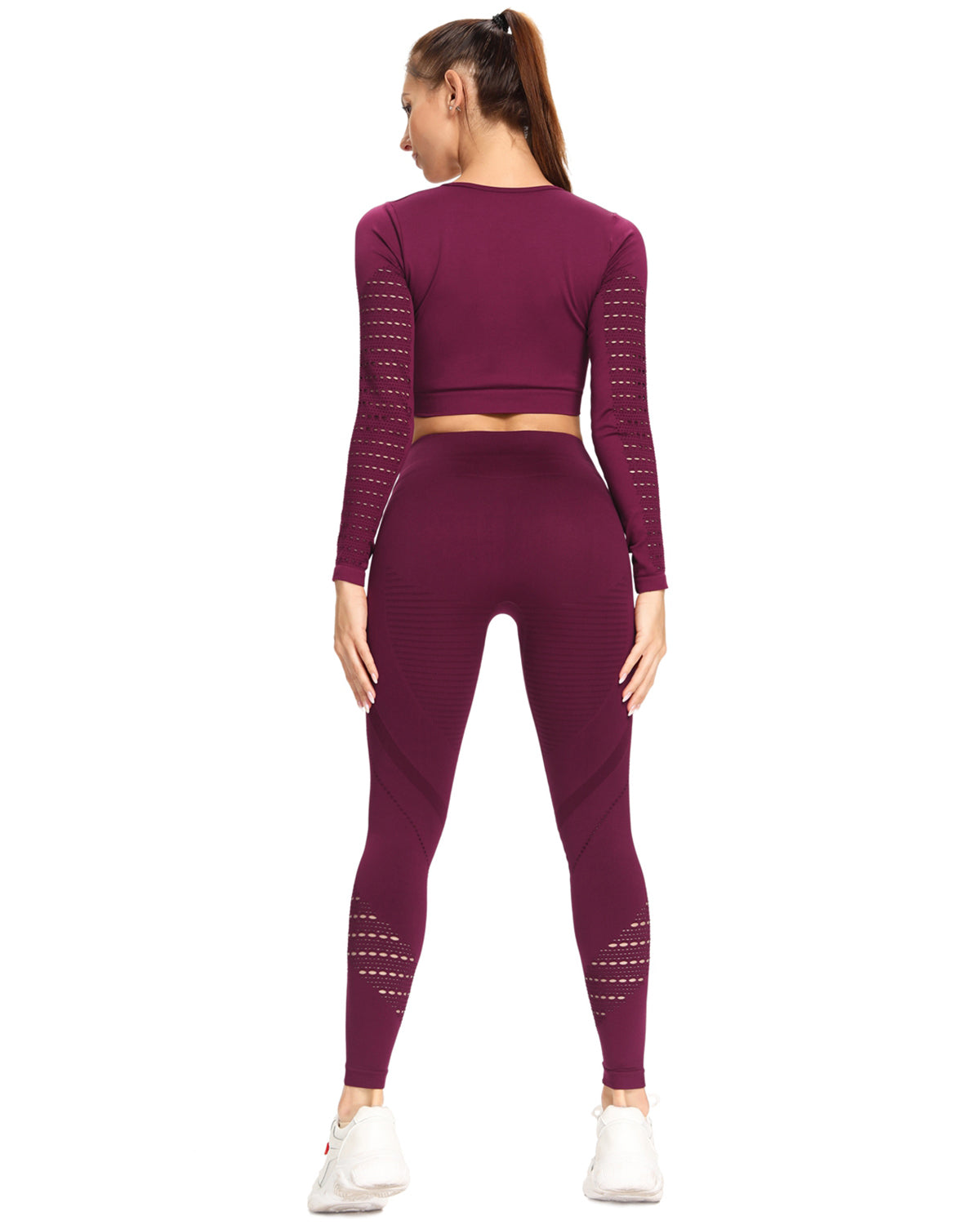 Leggings senza cuciture Catriona - Rosso