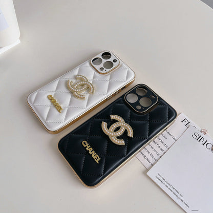 Pearl Diamond Phone Case For iPhone