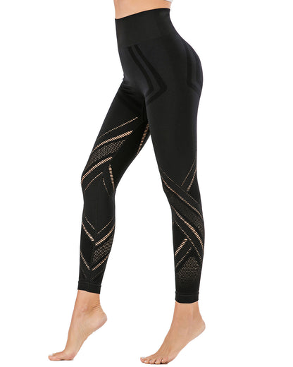 Leggings Chantele Hollow Out - Nero