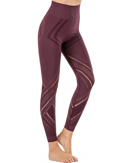 Leggings Chantele Hollow Out - Rosso