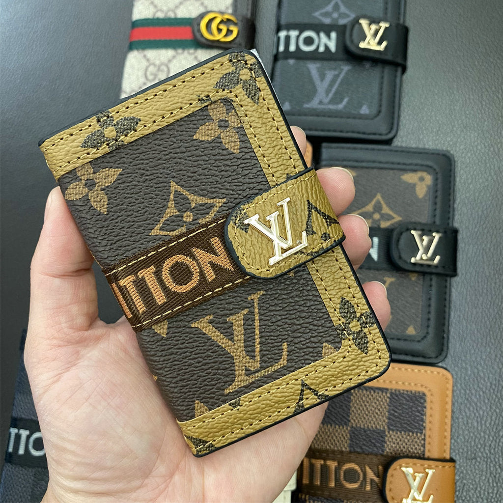 Leather High Quality Flip Card Wallet
