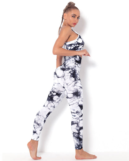 Leggings senza cuciture Diamond Dye - Bianco