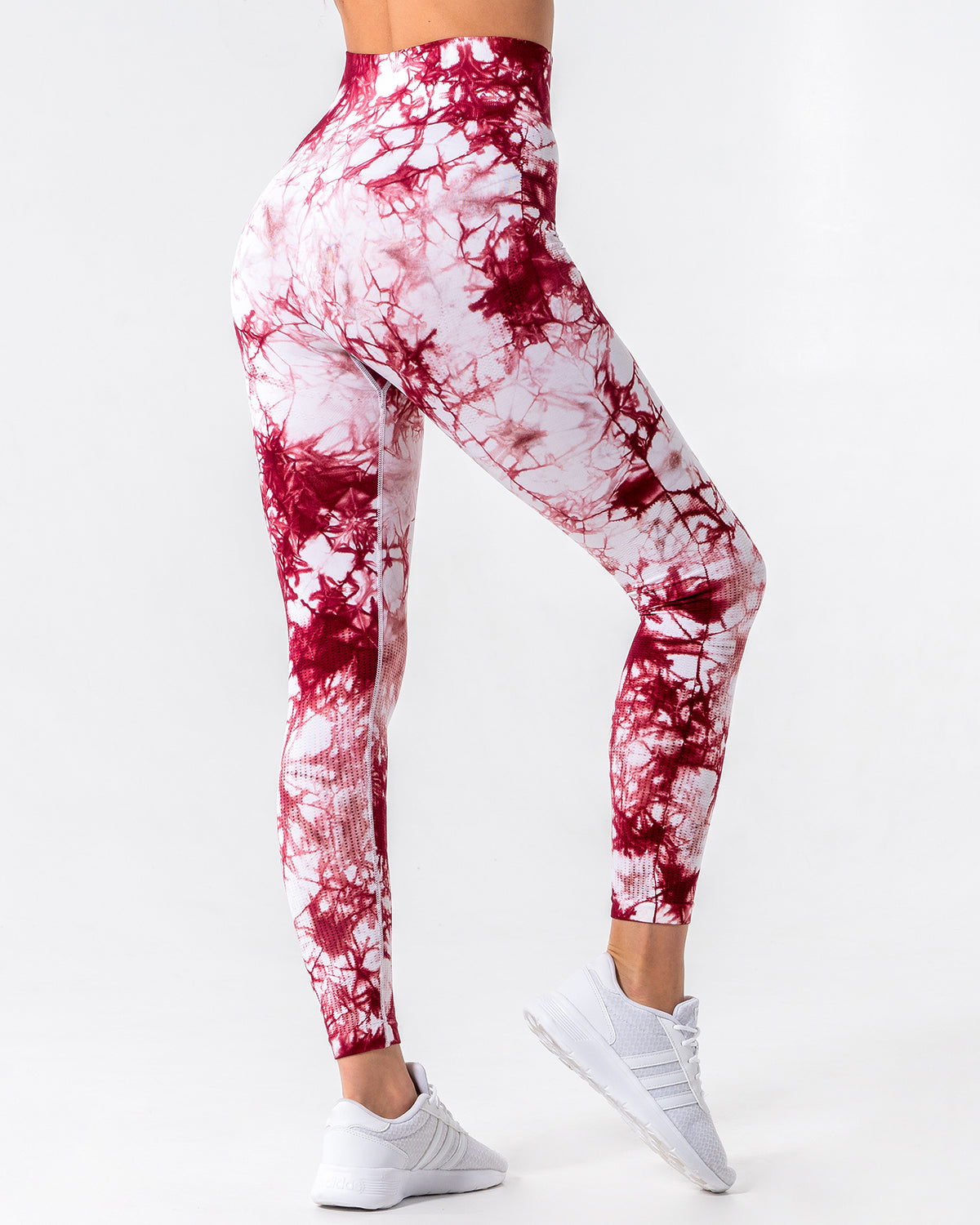 Leggings senza cuciture Diamond Dye - Rosso