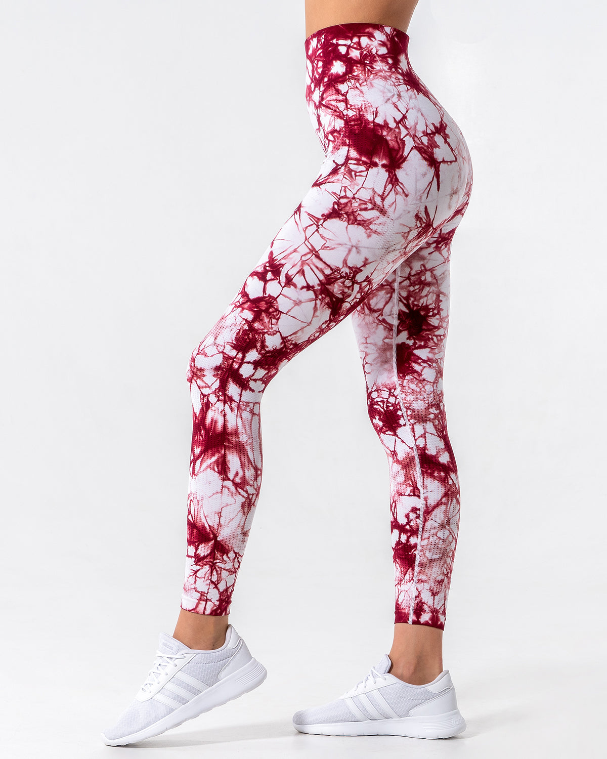 Leggings senza cuciture Diamond Dye - Rosso