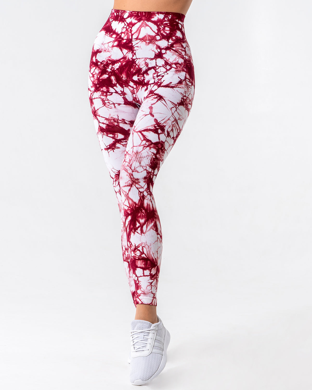 Leggings senza cuciture Diamond Dye - Rosso