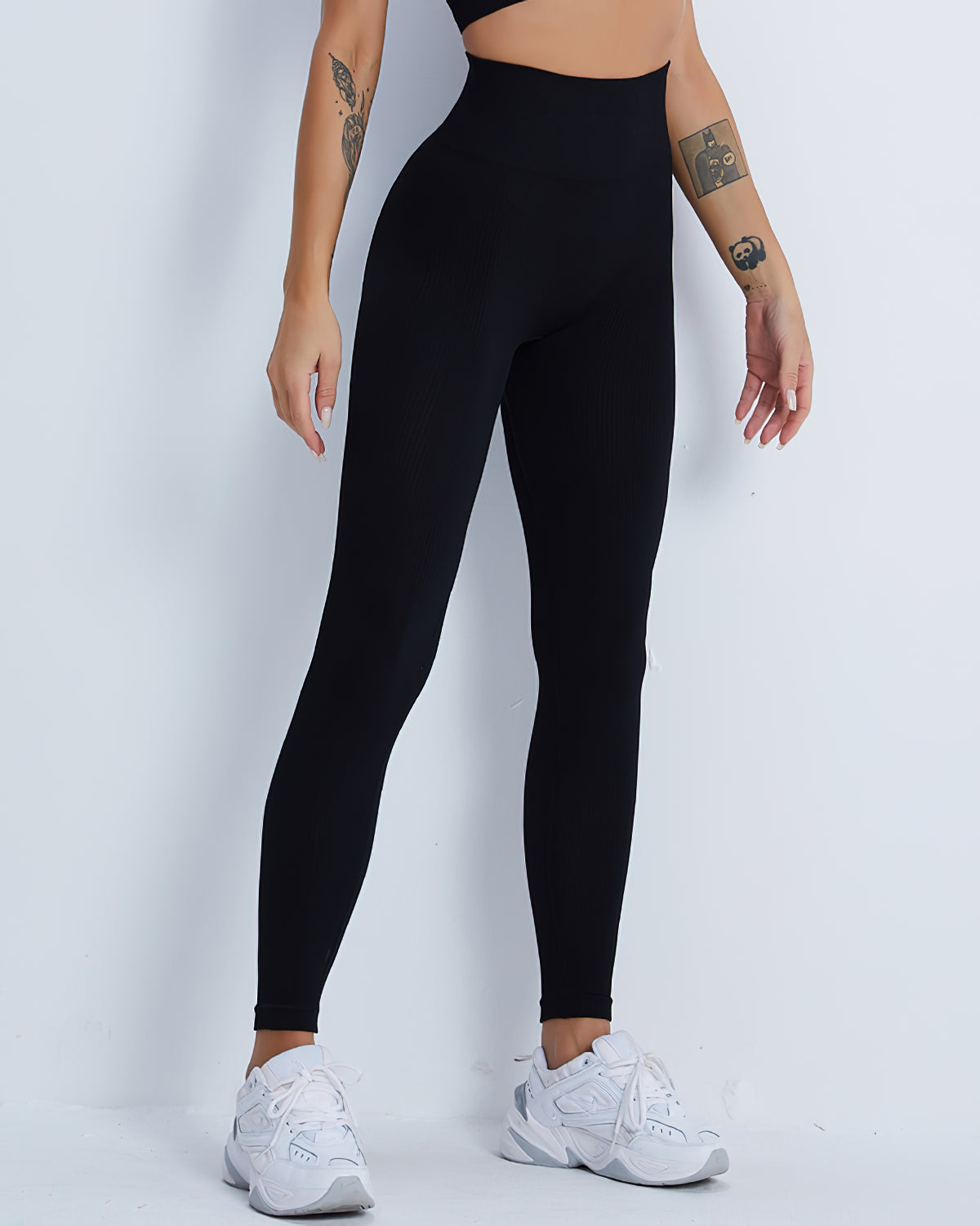 Leggings senza cuciture Domele - Nero