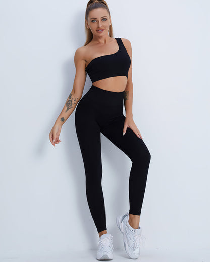 Leggings senza cuciture Domele - Nero