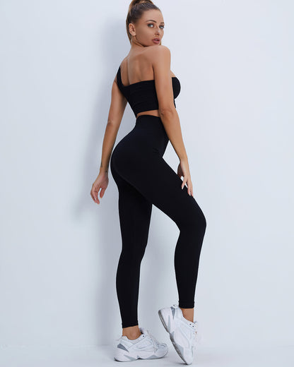 Leggings senza cuciture Domele - Nero
