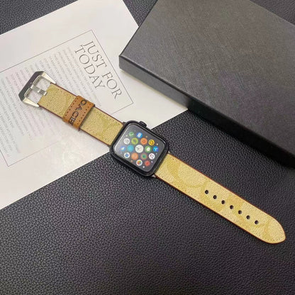 Coffee Leather Apple Watch Straps