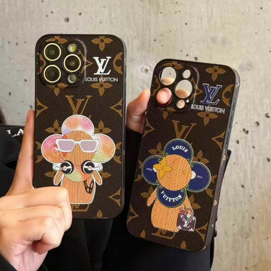 Custodia per telefono a forma di bambola girasole per iPhone