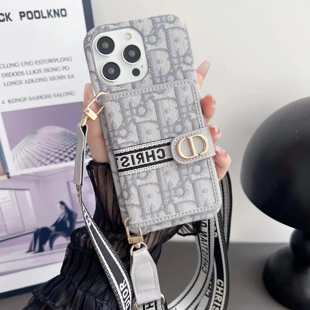 Grey Multicolor Phone Case For iPhone