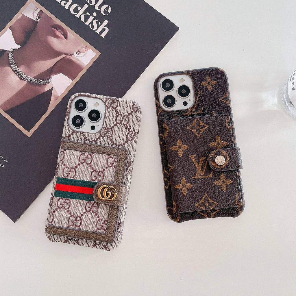 Schützende Leder-Telefonhülle für iPhone