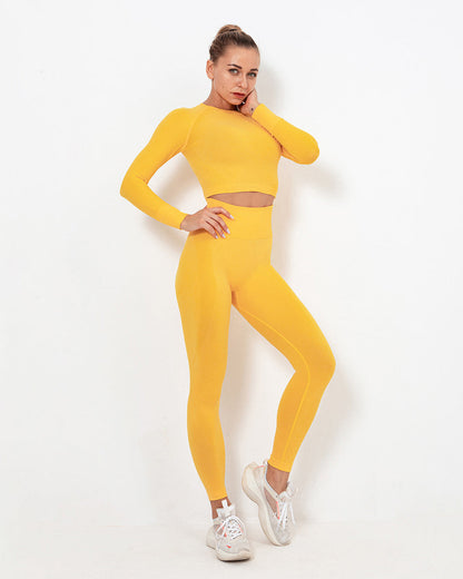 Leggings senza cuciture Felicity - Giallo