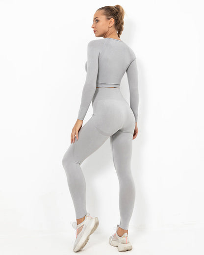Leggings senza cuciture Felicity - Grigio chiaro
