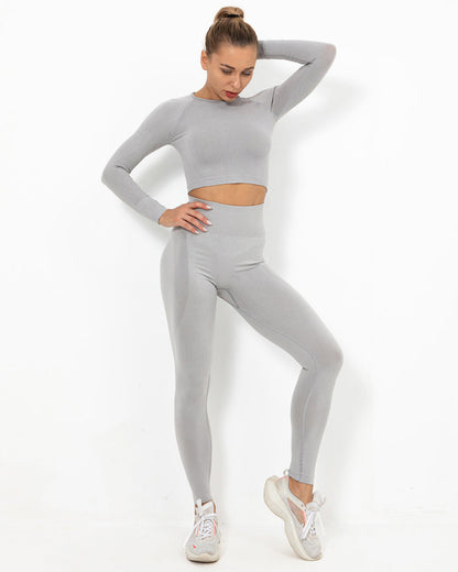 Leggings senza cuciture Felicity - Grigio chiaro