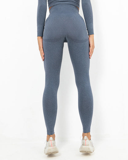 Leggings senza cuciture Felicity - Blu Grigio