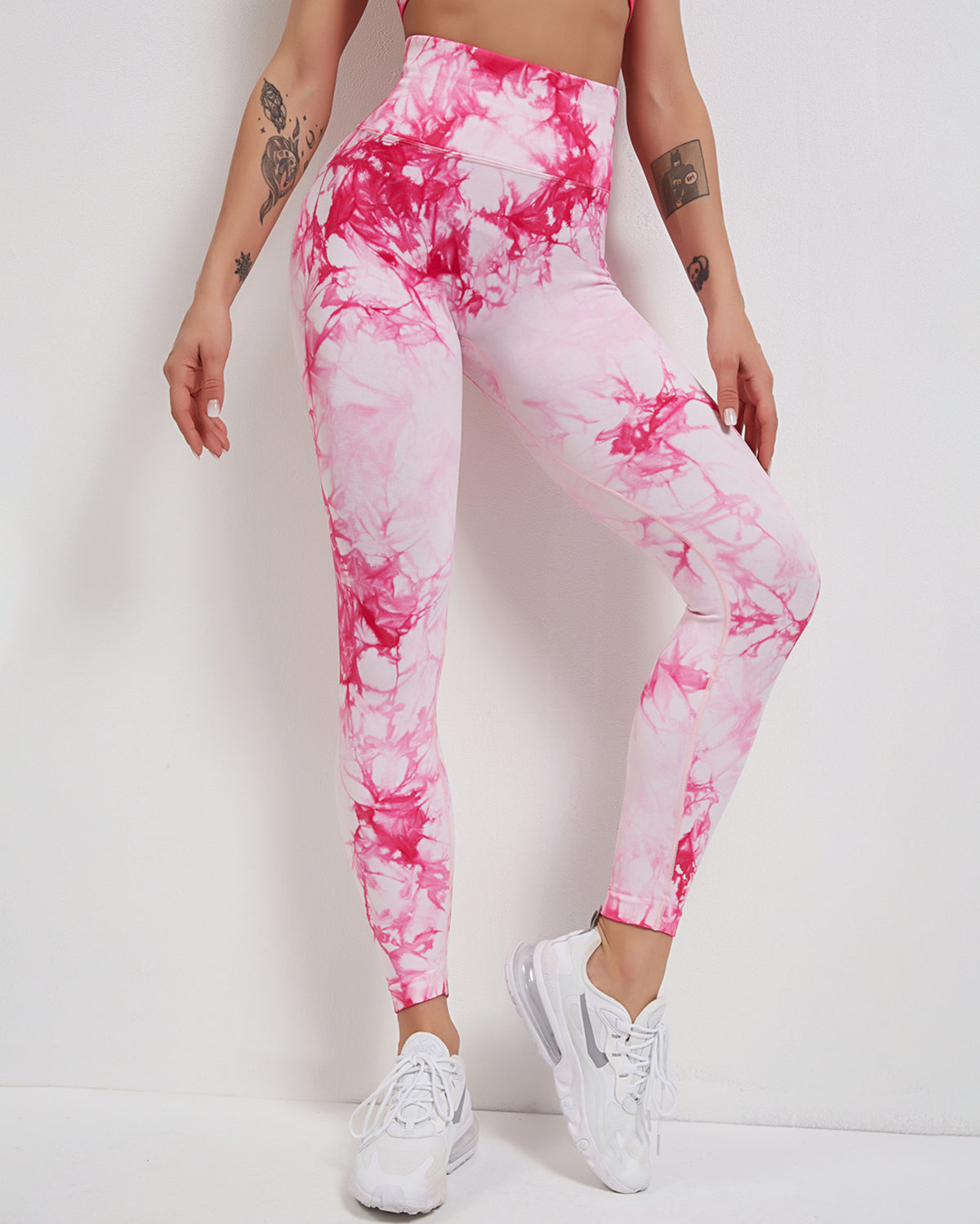 Leggings senza cuciture Fojo Dye - Rosa