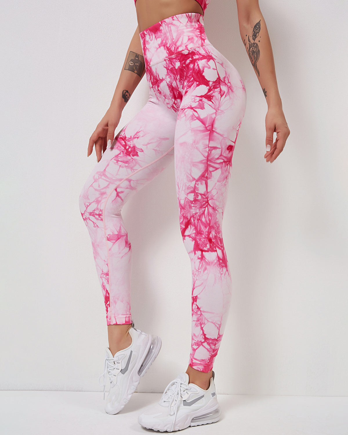 Leggings senza cuciture Fojo Dye - Rosa