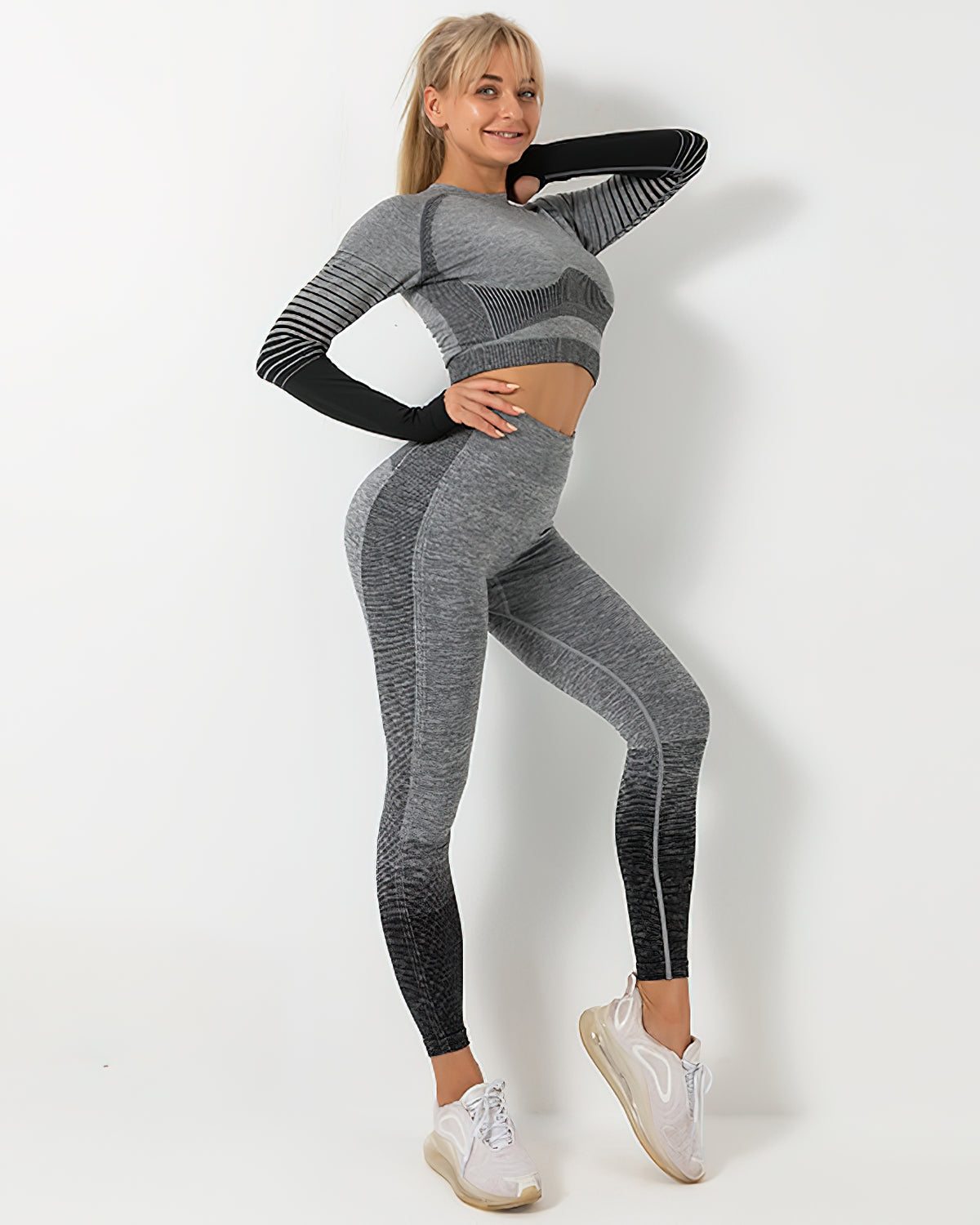 Leggings senza cuciture Harmony - Nero