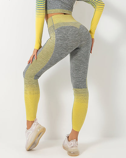 Leggings senza cuciture Harmony - Giallo