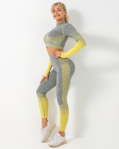 Leggings senza cuciture Harmony - Giallo