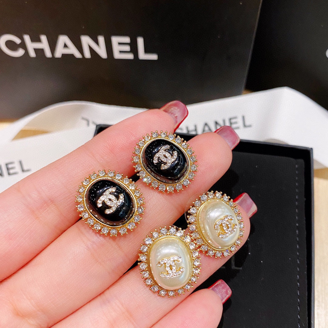Elegant Crystal Rectangle Earrings