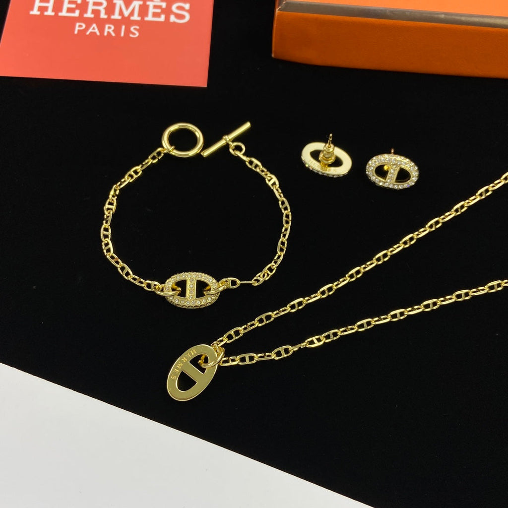 Classic farandole Gold Jewelry Set