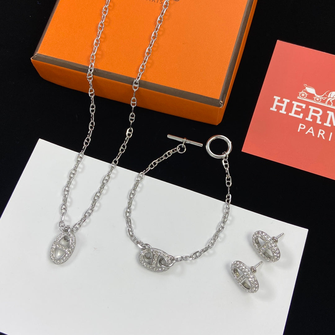 Set di gioielli in argento Farandole classico