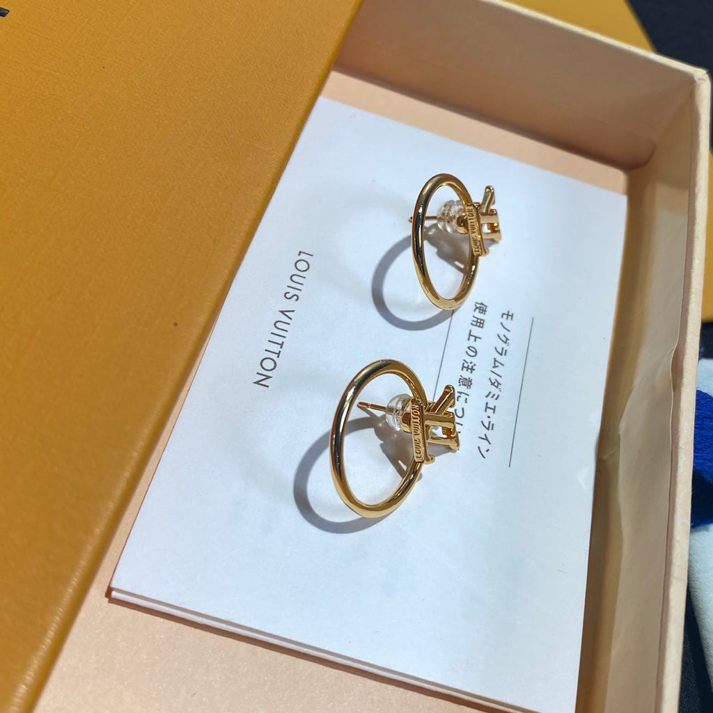 Fashion Letter Hoop Earrings