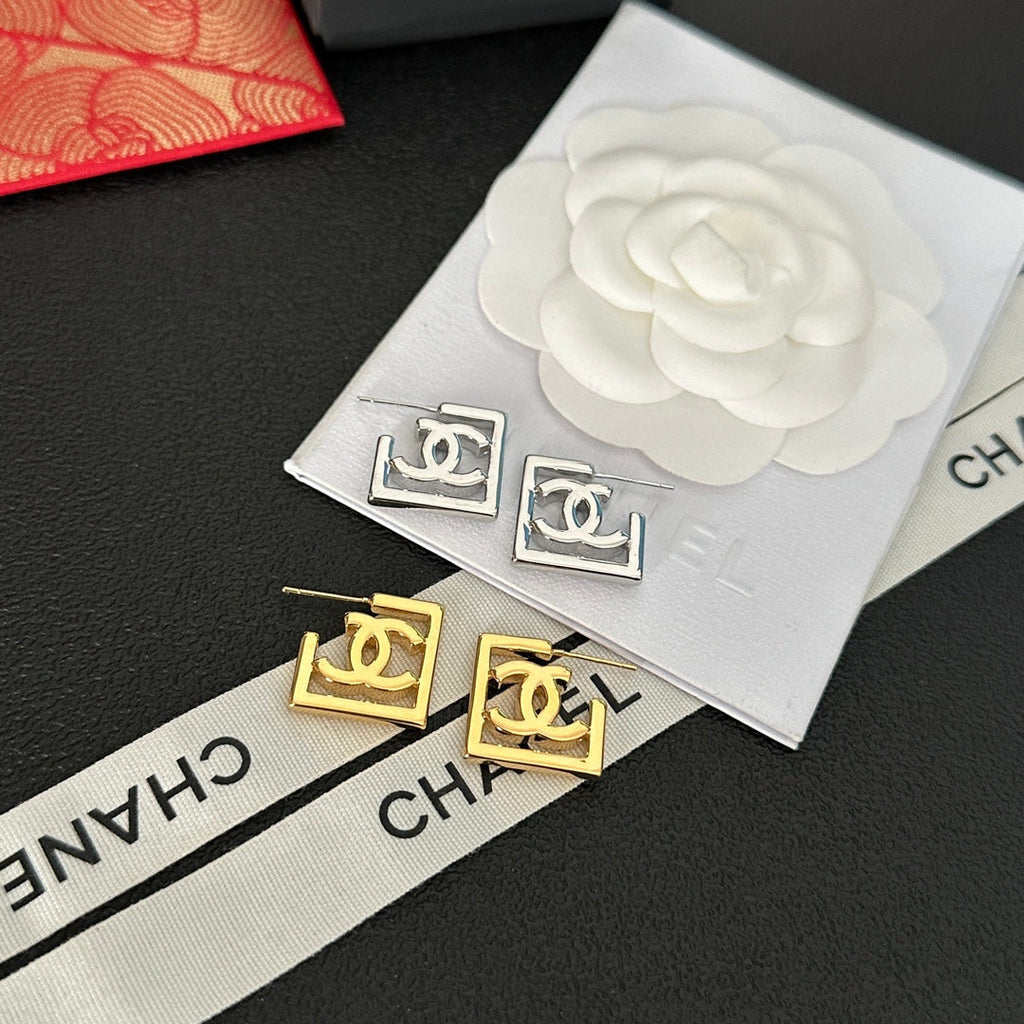 Square Hollow Earrings