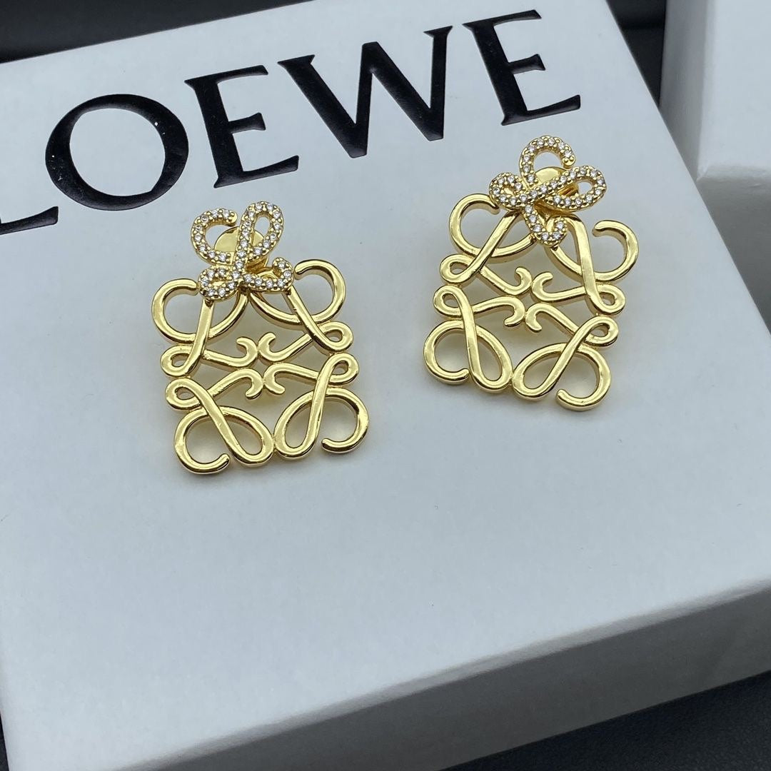 Orecchini vintage con diamanti