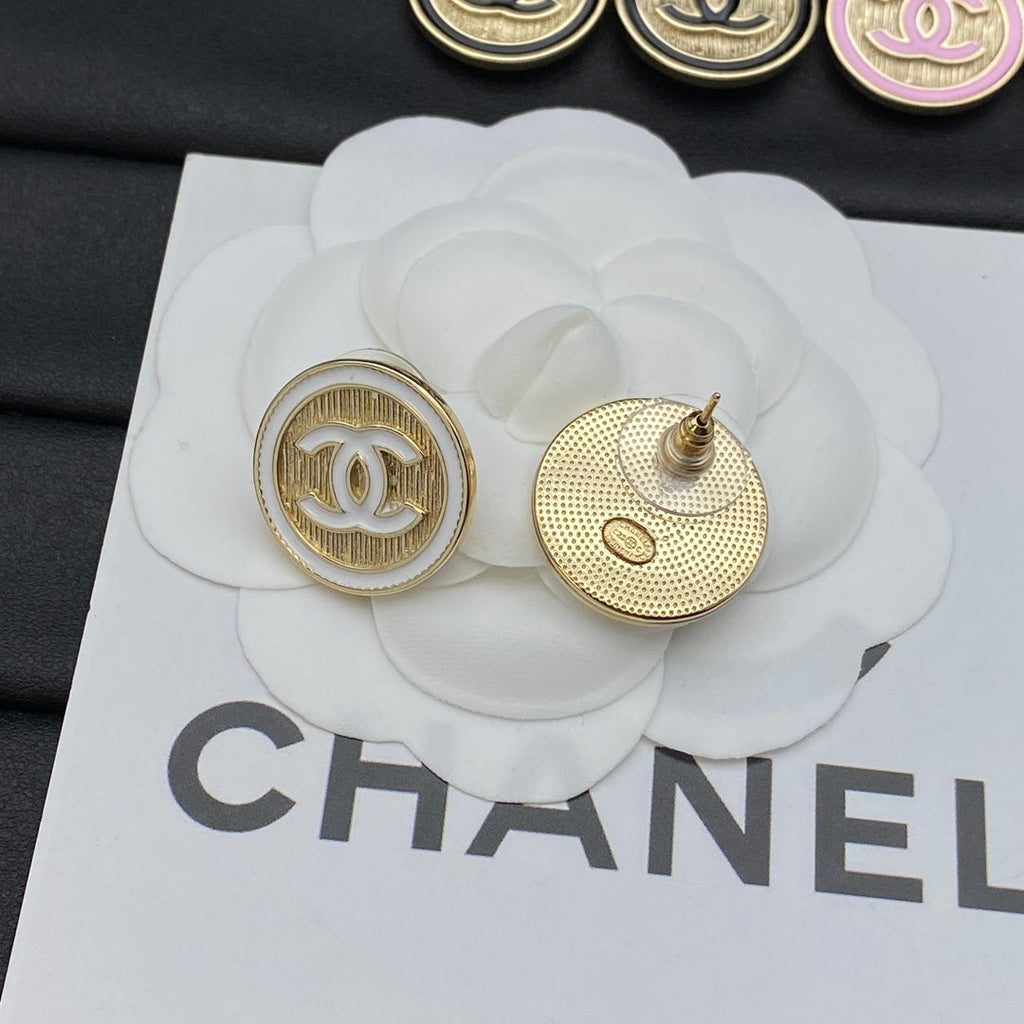 Vintage Round Metal Earrings