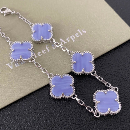 Bracciale turchese a quadrifoglio