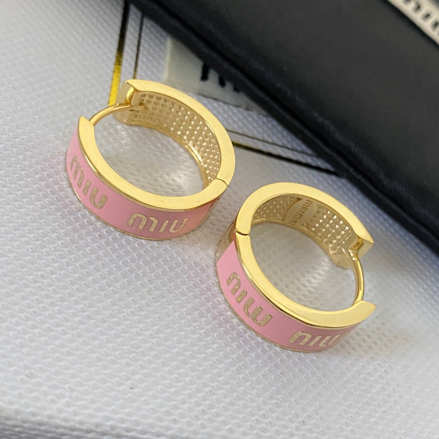 Enamel Brass Earrings