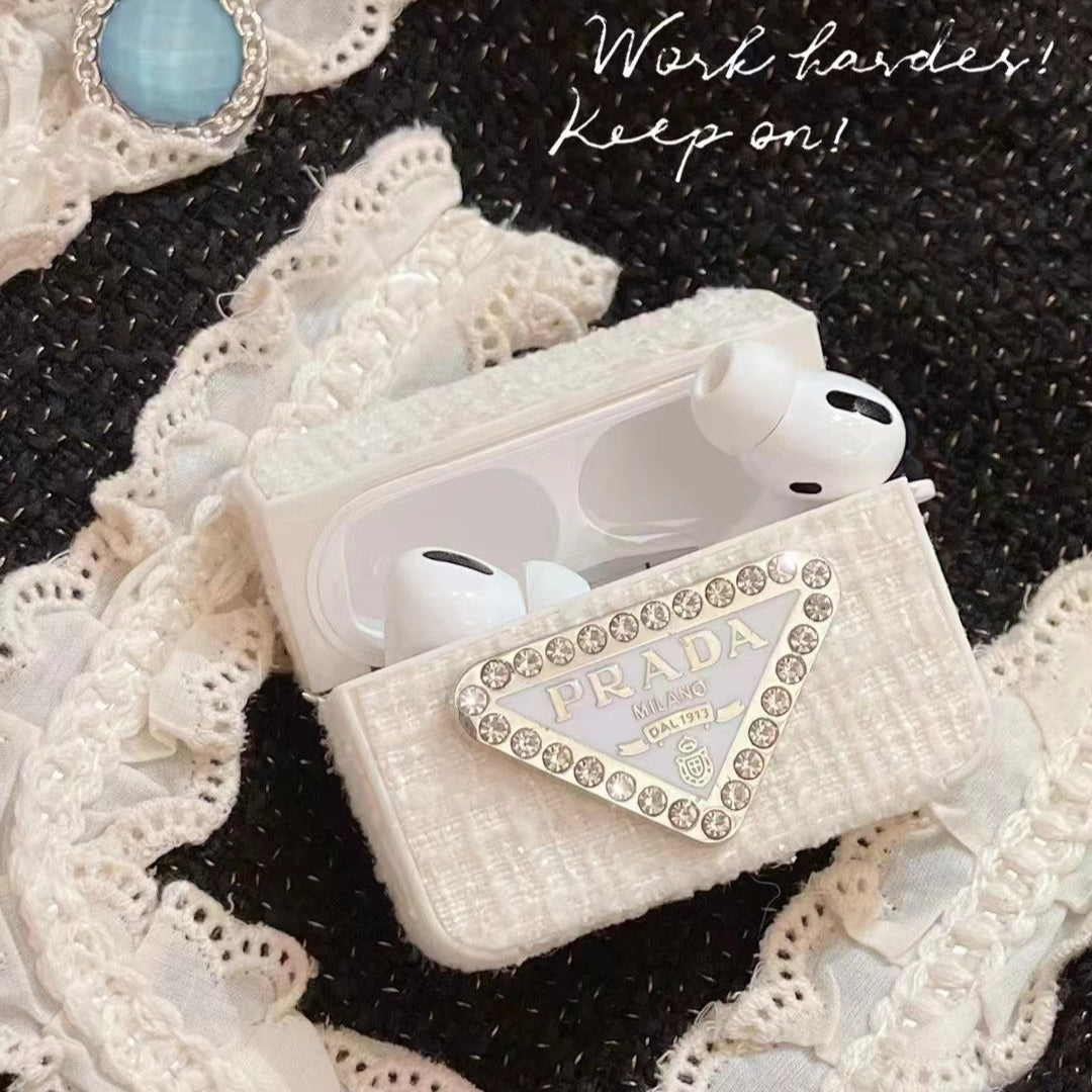 Elegante custodia ricamata per AirPods