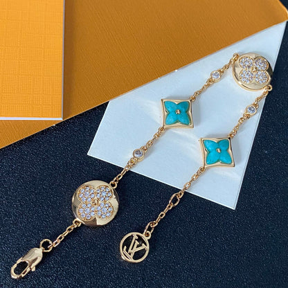 Braccialetto di lusso con gemme di strass