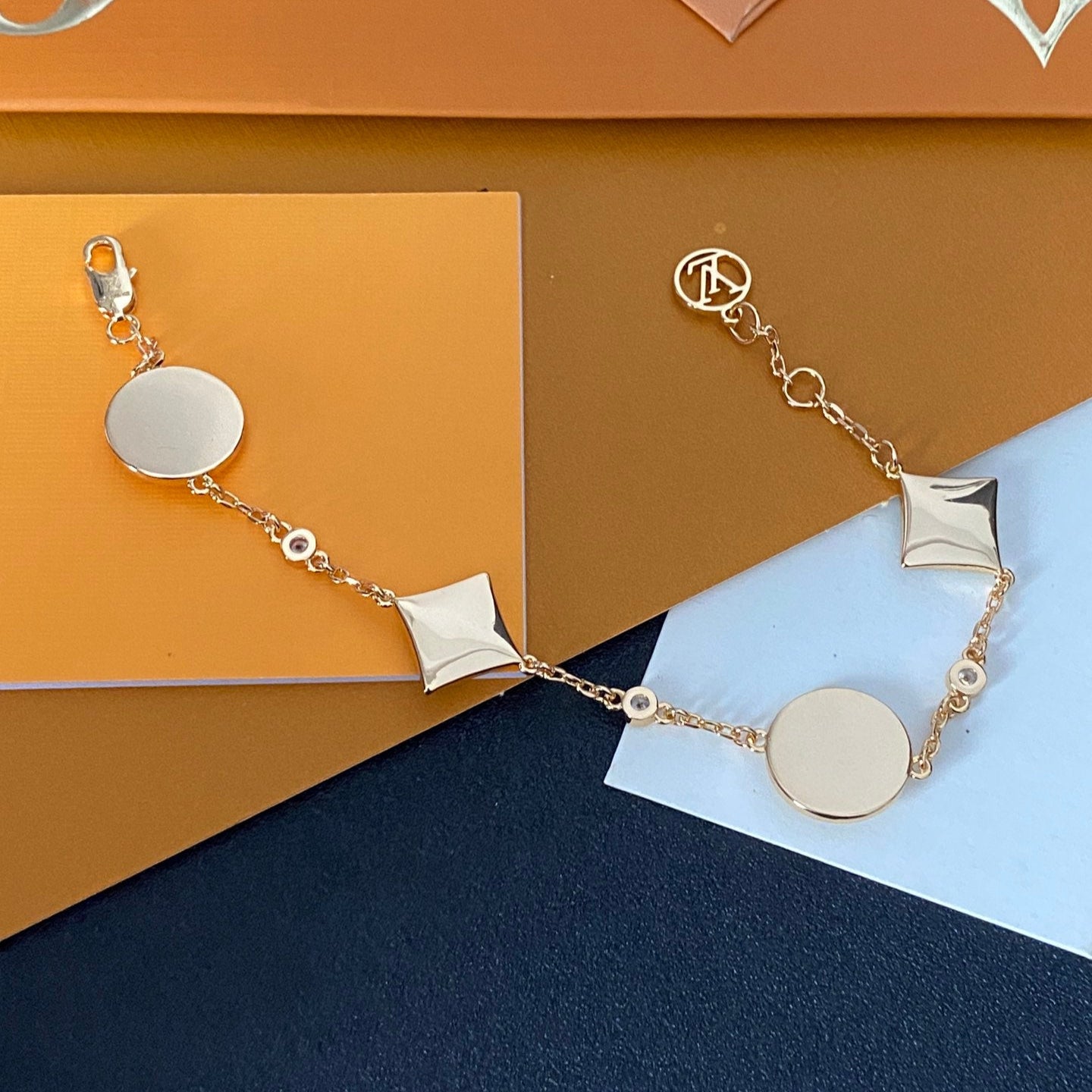 Braccialetto di lusso con gemme di strass